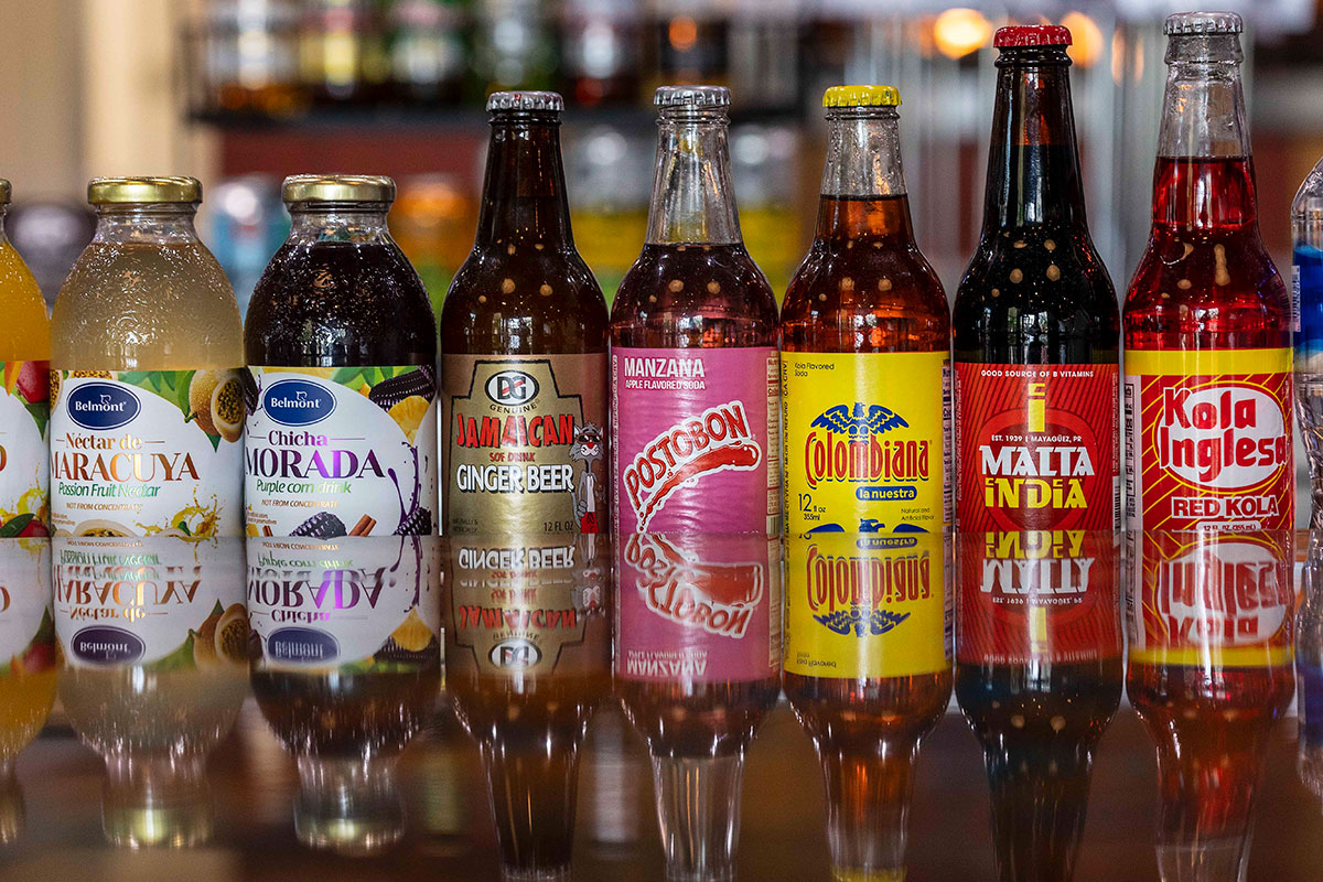 Lechon Latin BBQ offers traditional sodas and juice from many Latin countries.